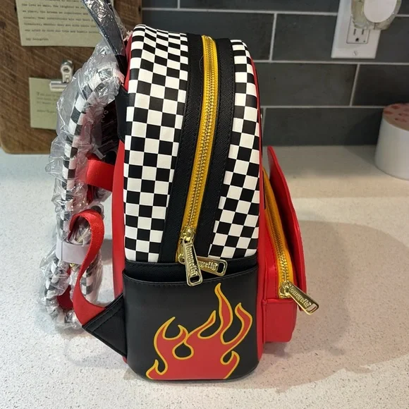 Loungefly Cars Light Up Backpack. NWT - Picture 4 of 8